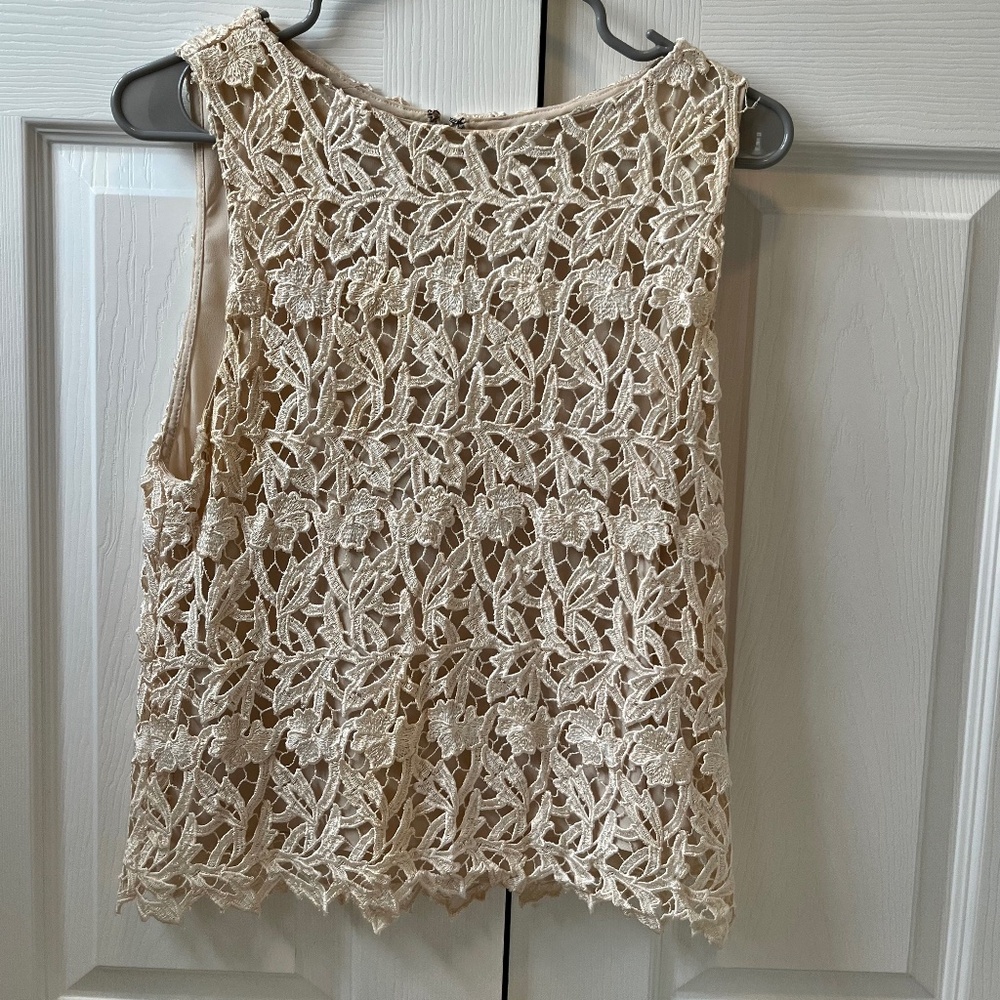 Alice & Olivia Lacy Top